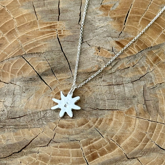 Tiny Sunflower Necklace