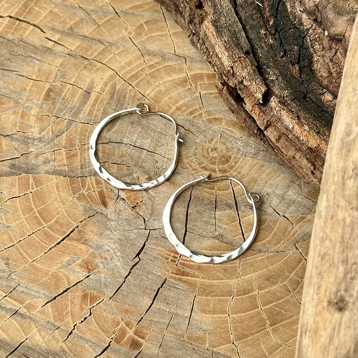 Silver Hoop Earrings