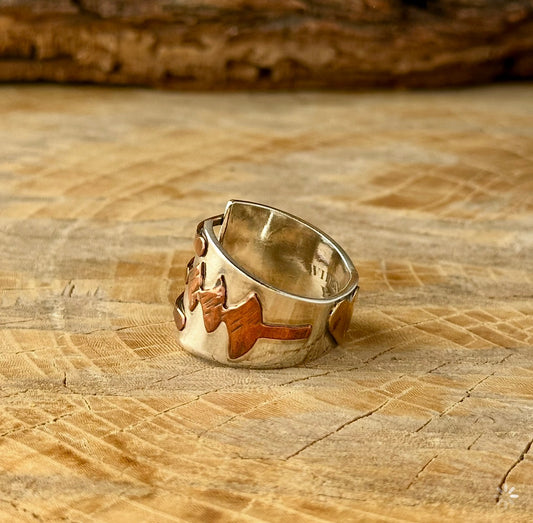 Mixed Metal Tree Ring