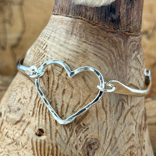 Floating Heart Bracelet