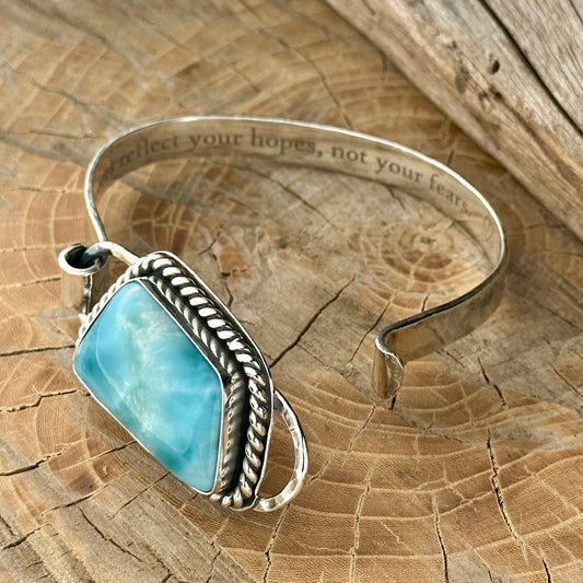 Larimar Bangle Bracelet
