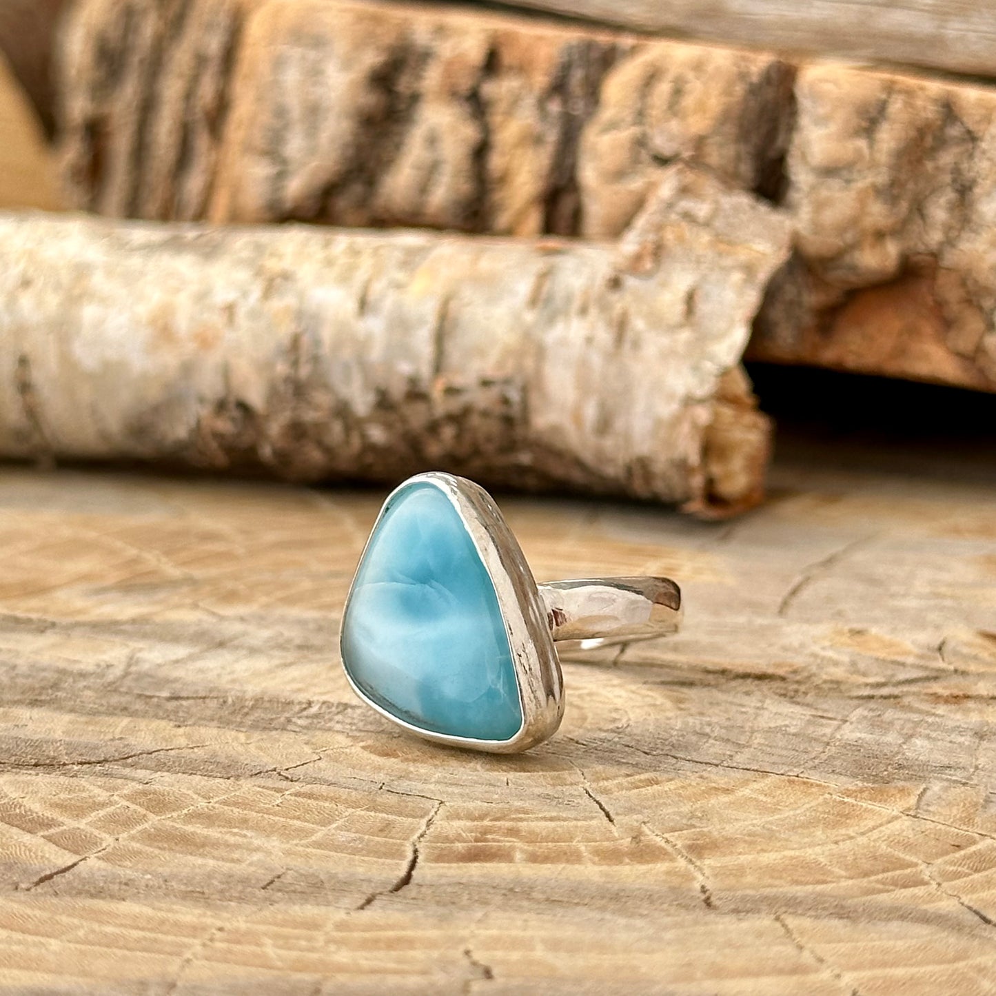 Sea Larimar Ring