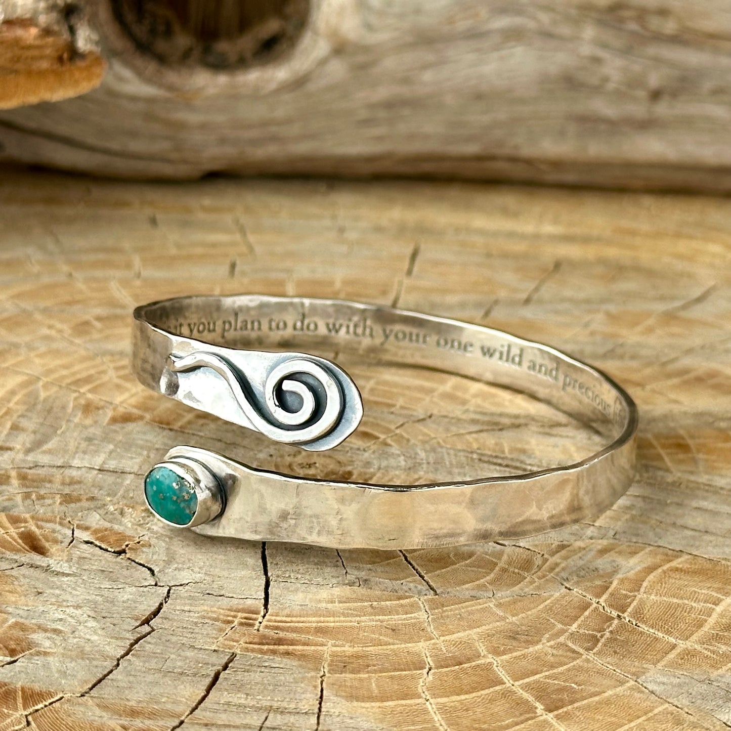 One Wild and Precious Life Wraparound Cuff Bracelet