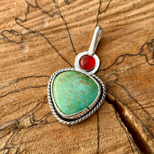 one of a kind sterling silver pendant