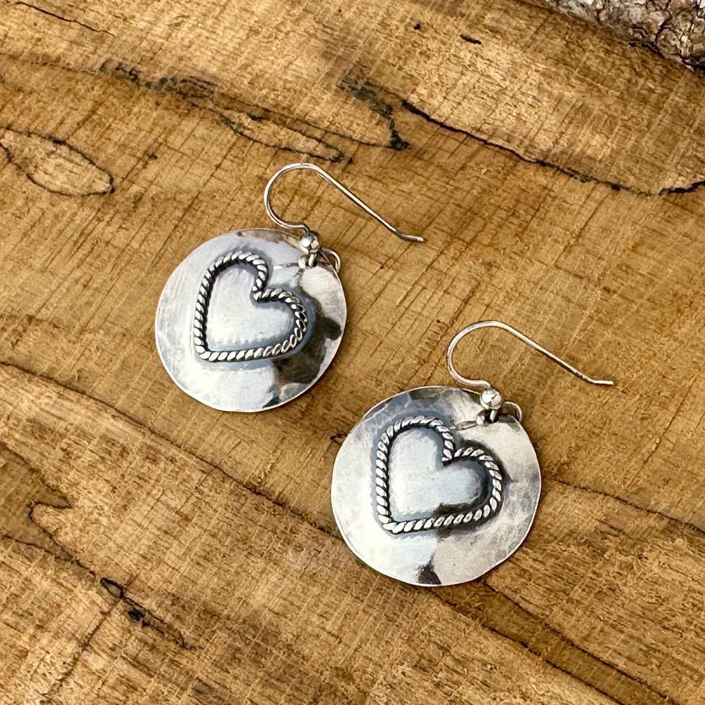 Twisted Heart Earrings
