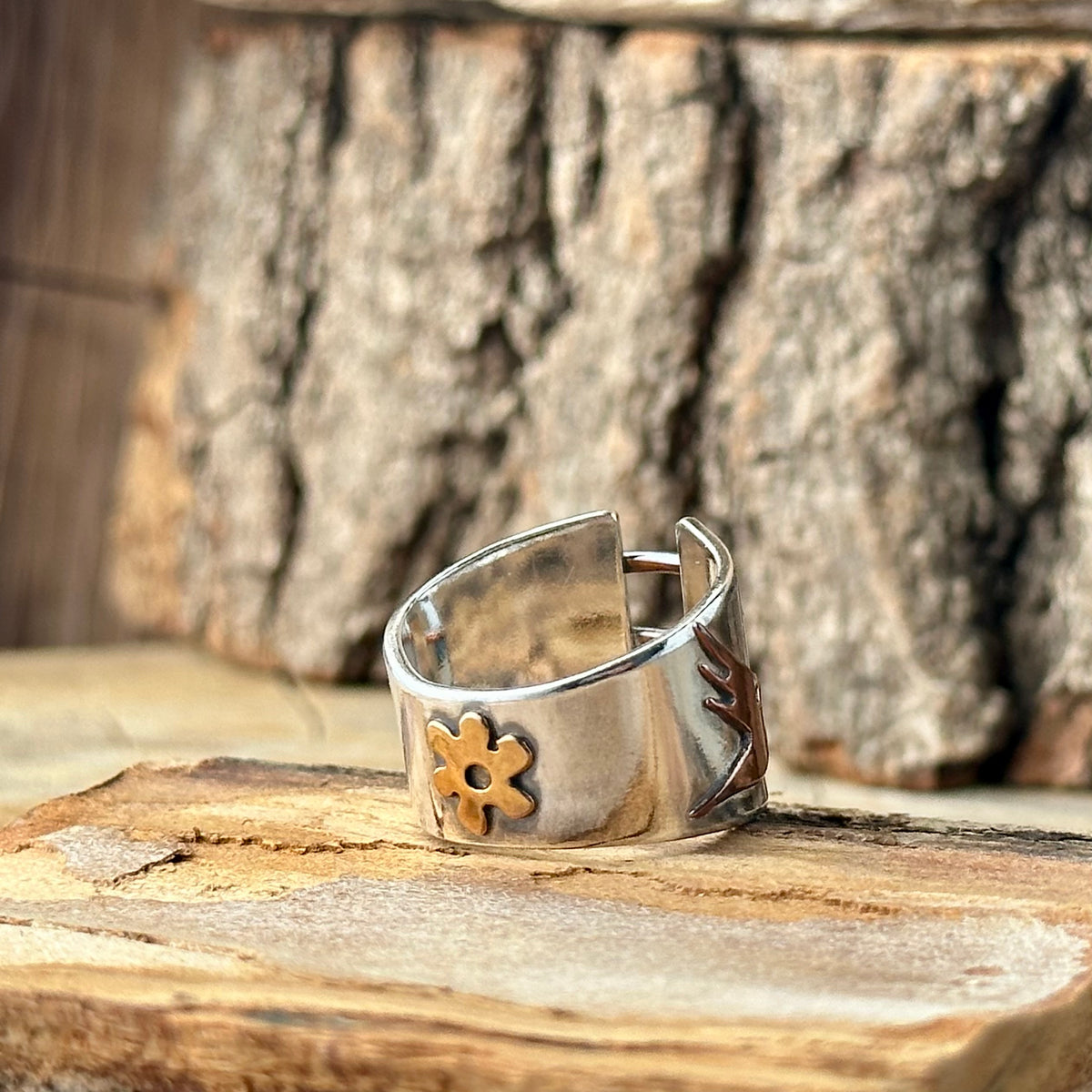 Birds and Flower Ring