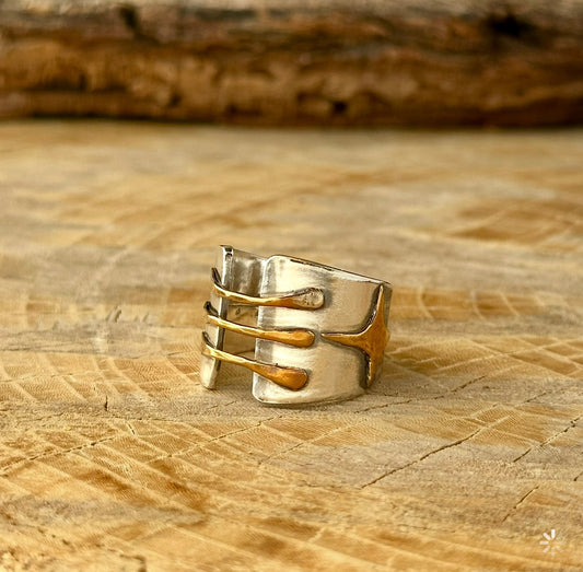 Star and Heart Ring