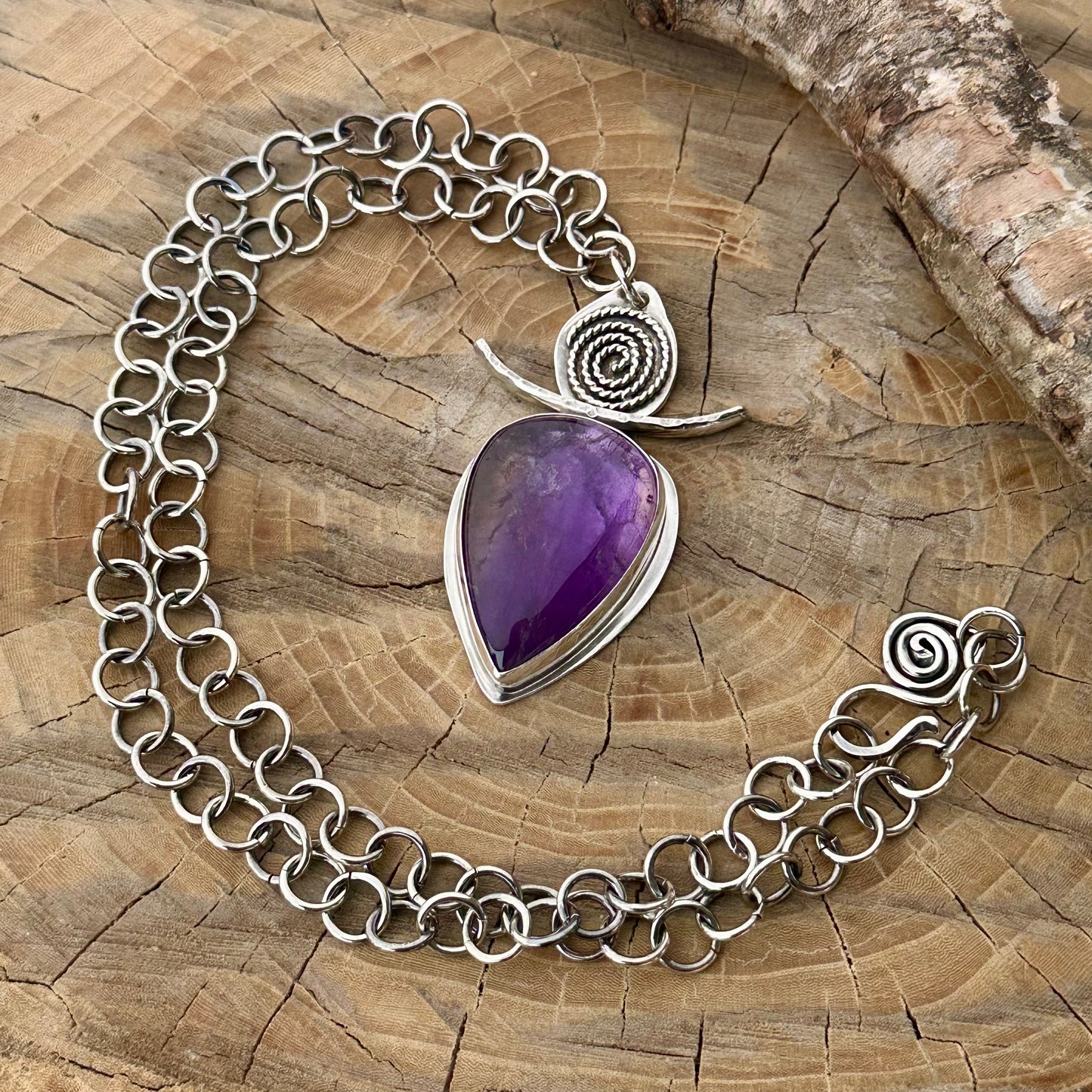 Deep Purple Ametrine Necklace