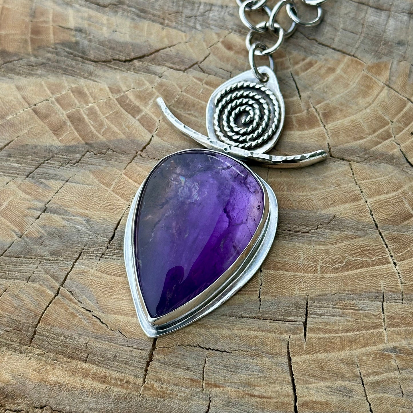 Deep Purple Ametrine Necklace