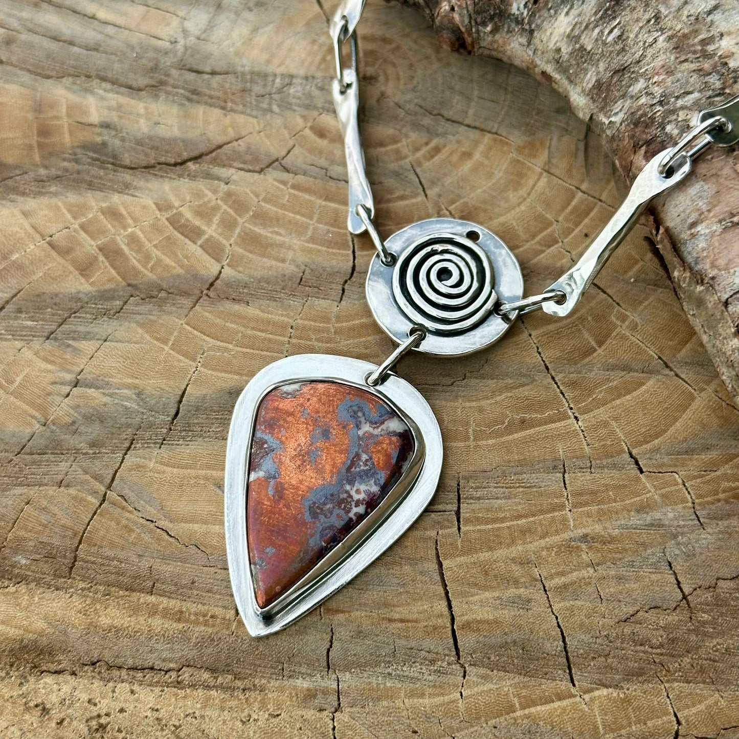 Copper Teardrop Necklace