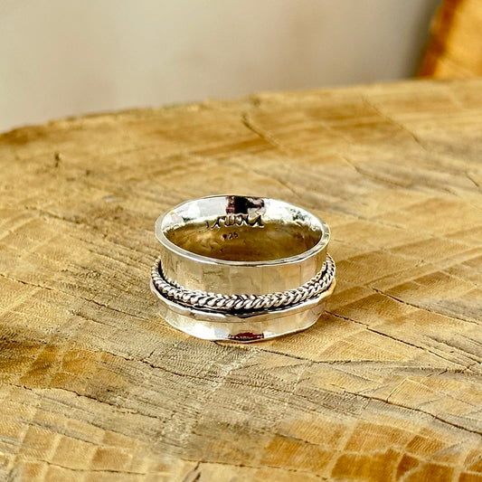 Silver Meditation Rings
