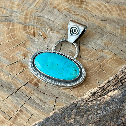 Trust Yourself Turquoise Pendant