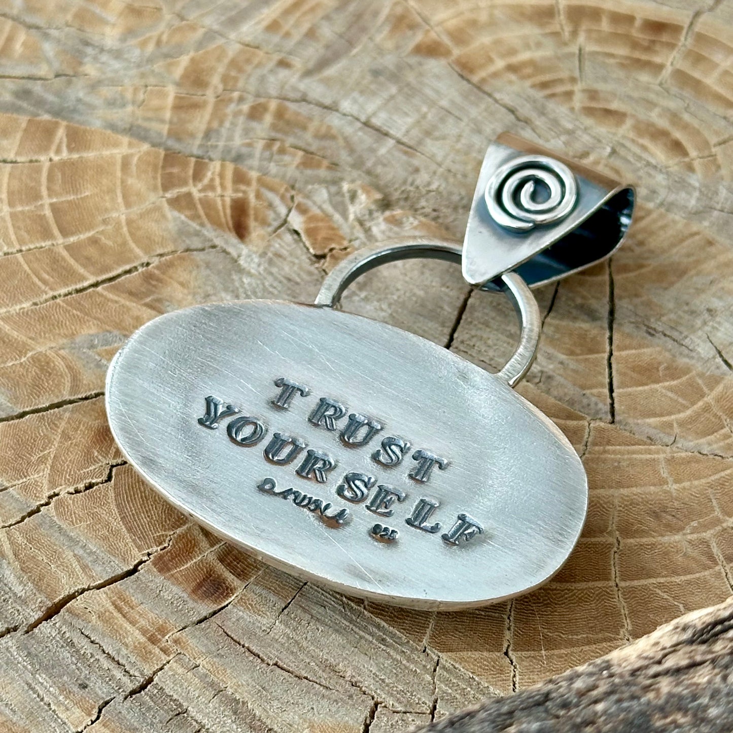 Trust Yourself Turquoise Pendant