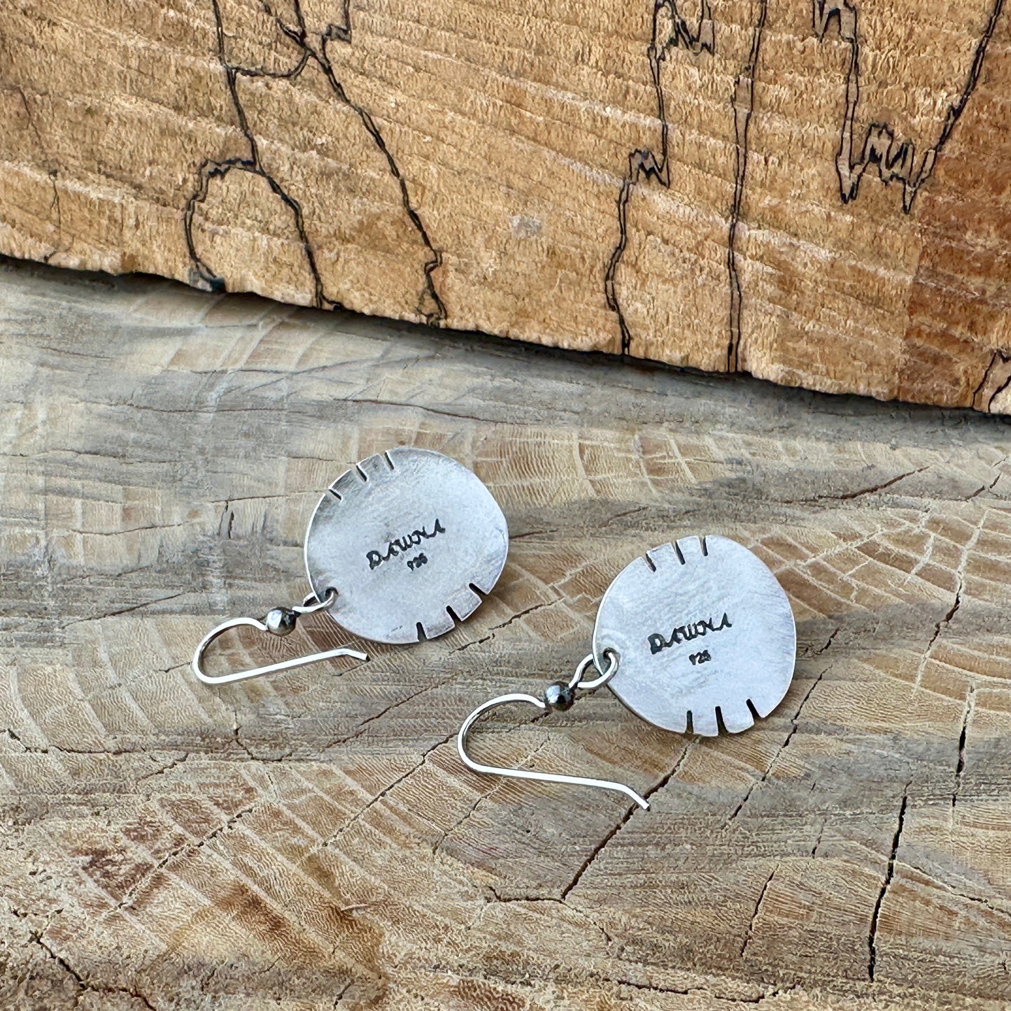 Natural Charoite Earrings