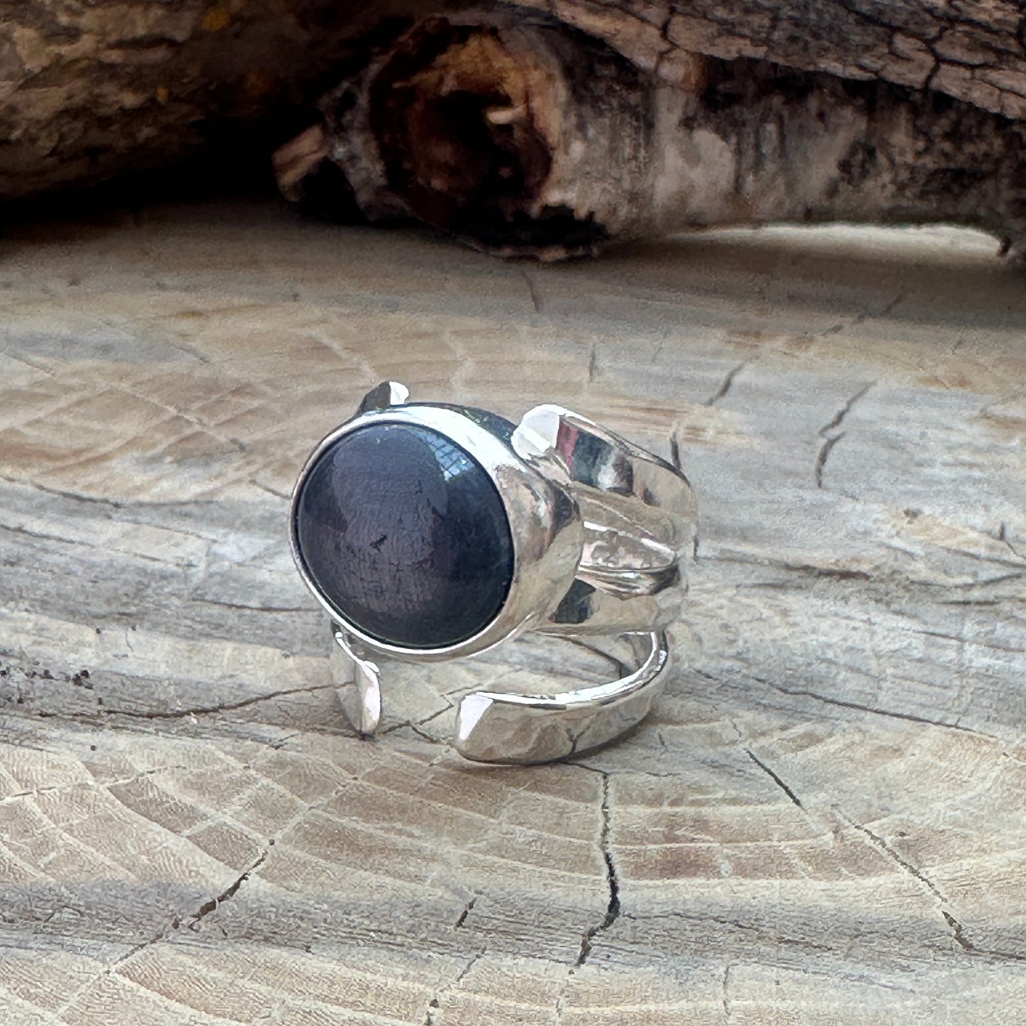 Moon Glow Sapphire RIng