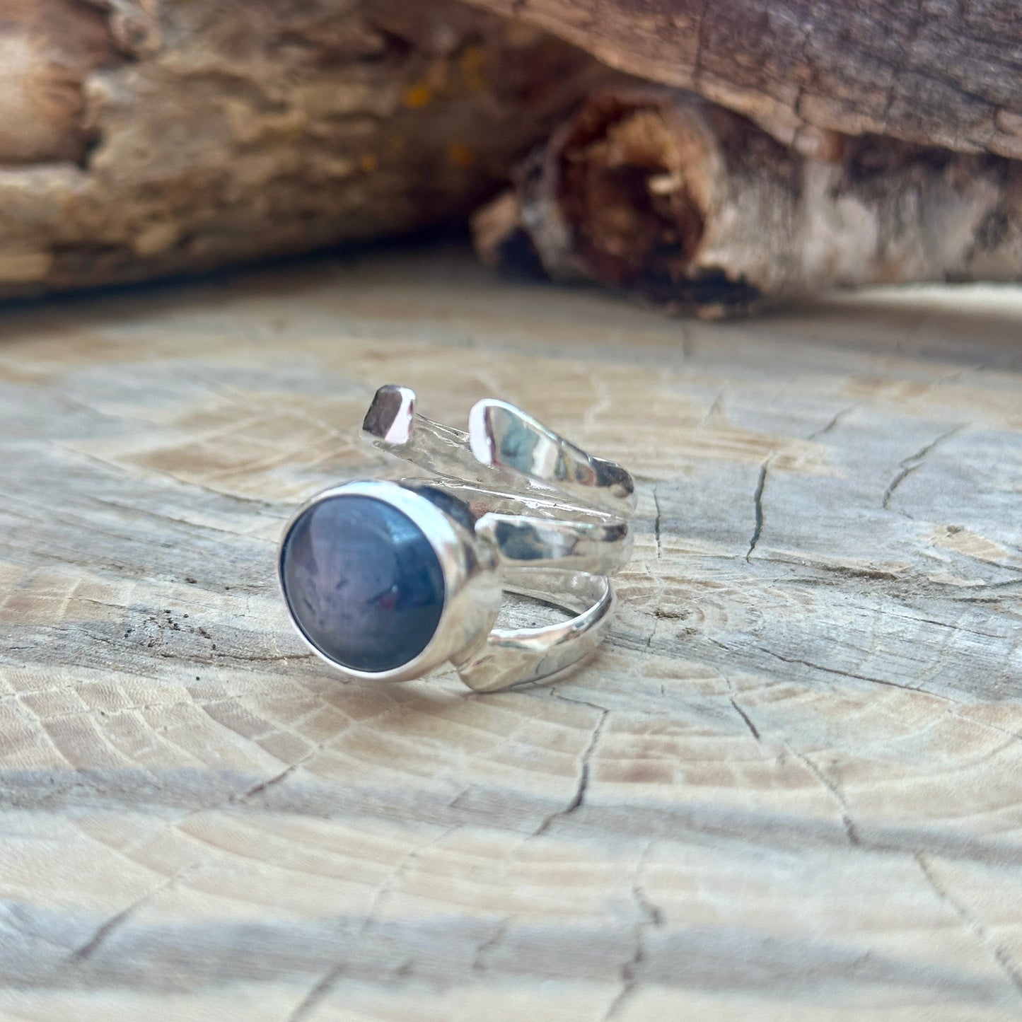 Moon Glow Sapphire RIng