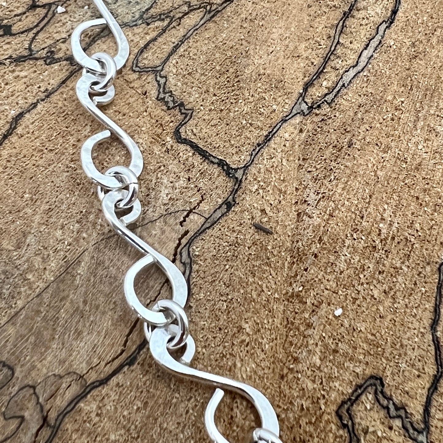 Silver Swirl Bracelet