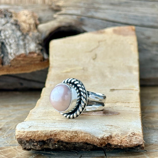 Pink Pearl Ring