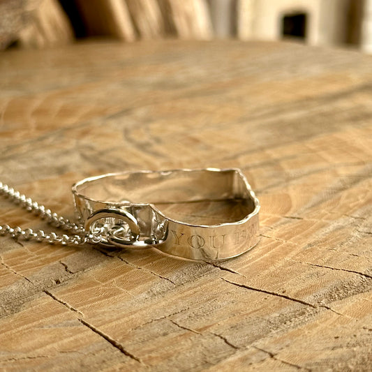 You Can Do It Heart Necklace Sm.