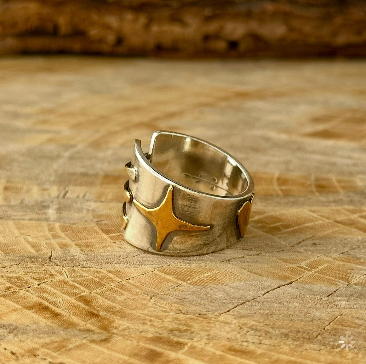 Star and Heart Ring