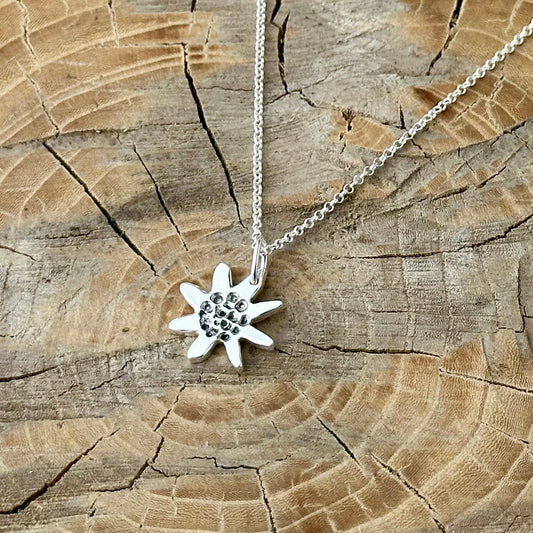 Tiny Sunflower Necklace