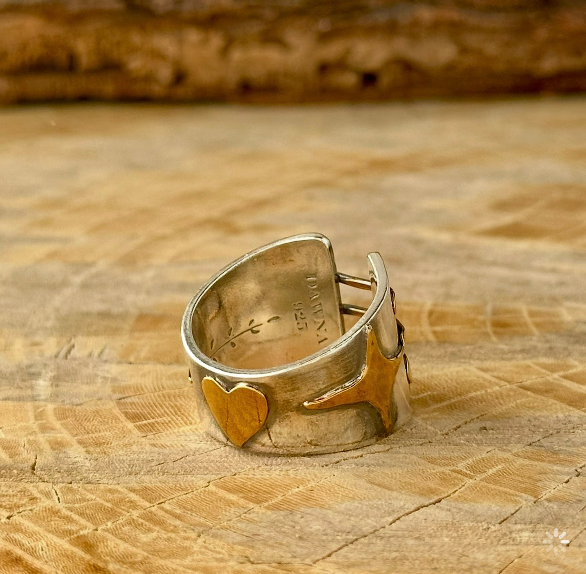 Star and Heart Ring