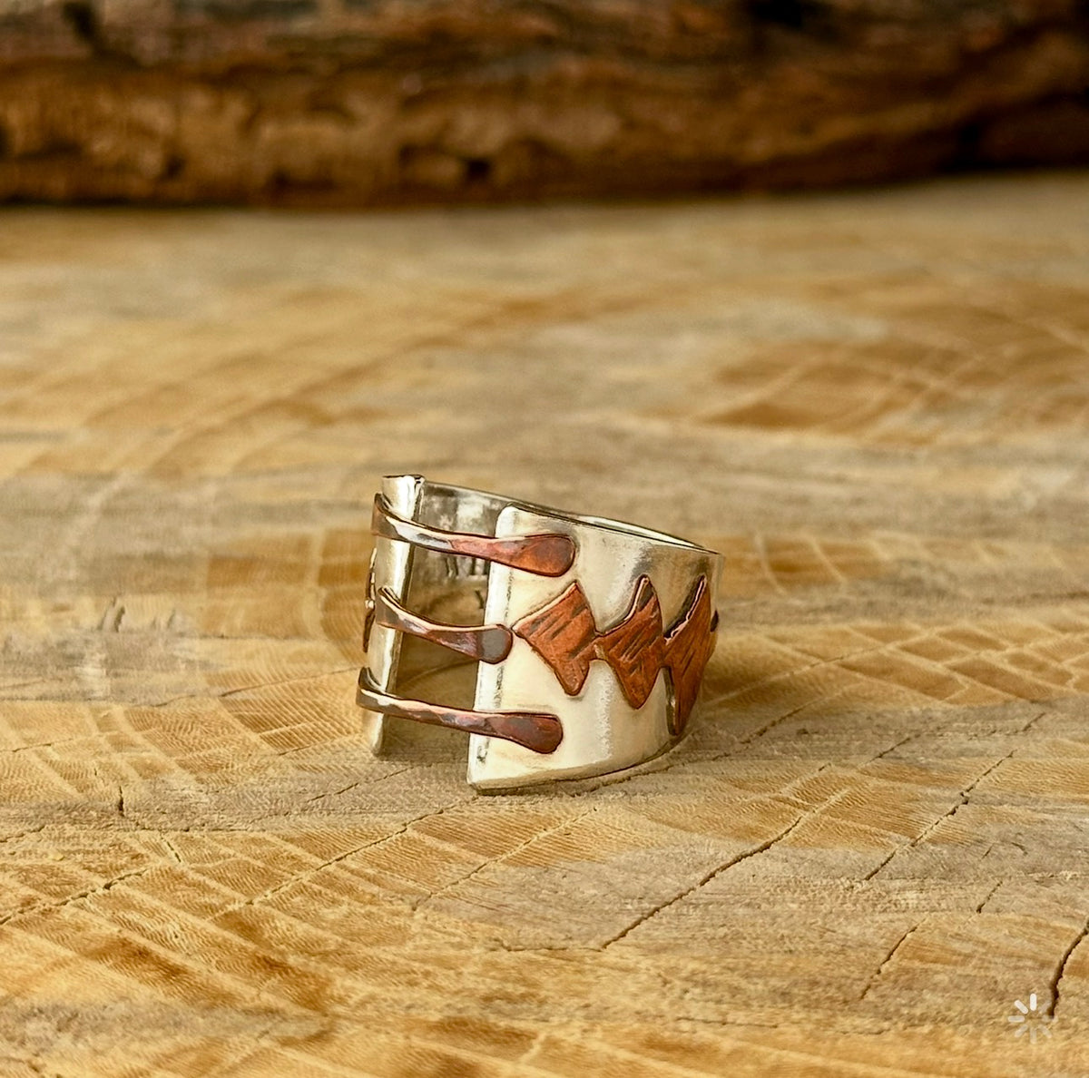 Mixed Metal Tree Ring