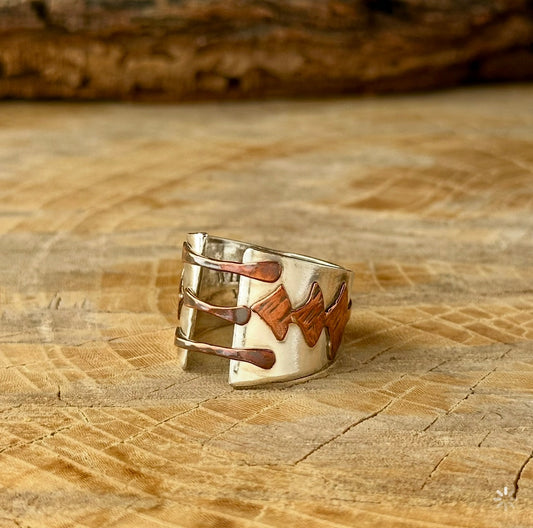 Mixed Metal Tree Ring