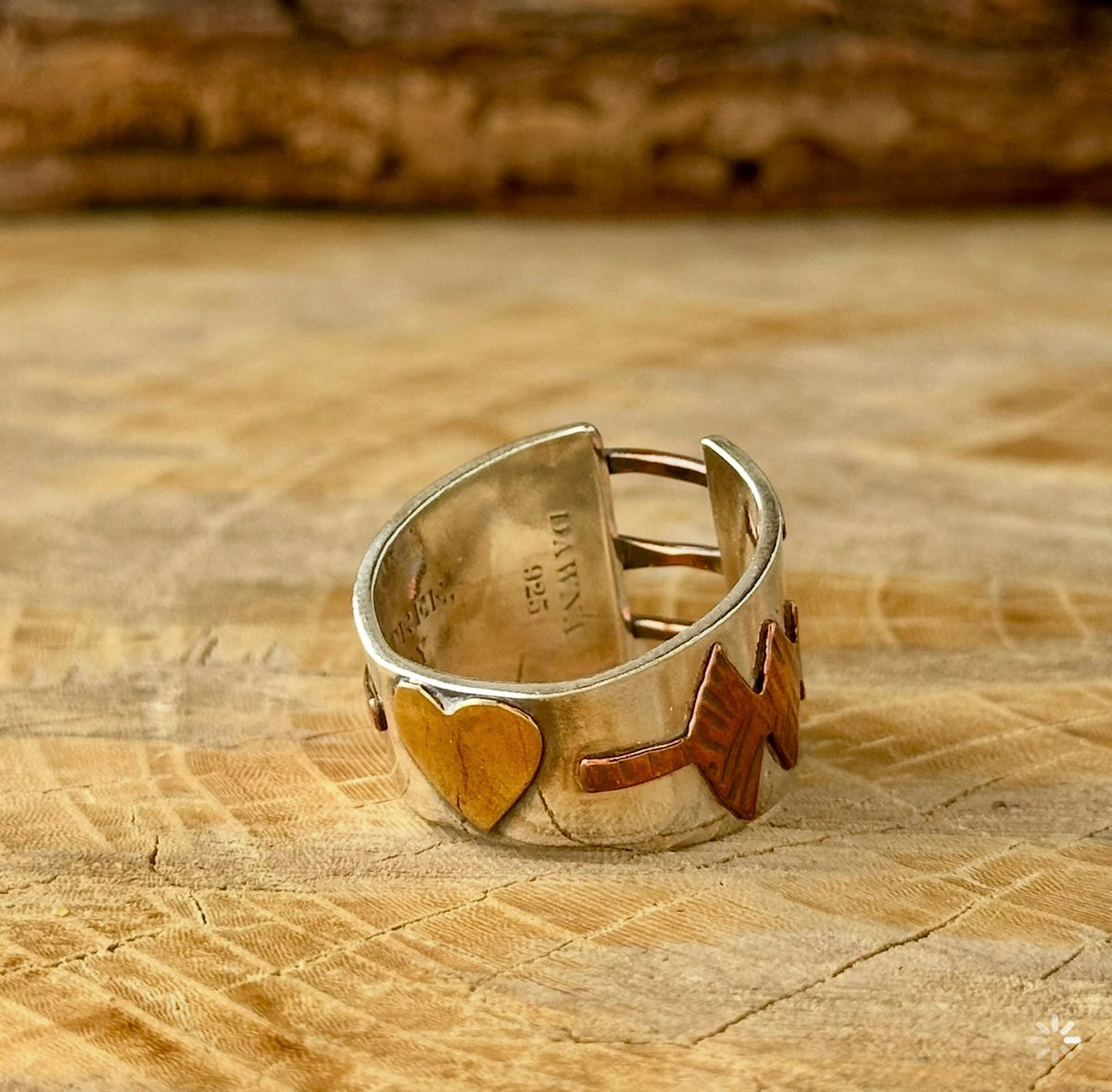 Mixed Metal Tree Ring