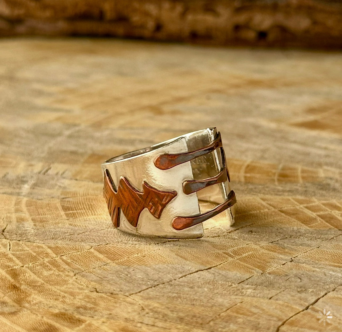 Mixed Metal Tree Ring