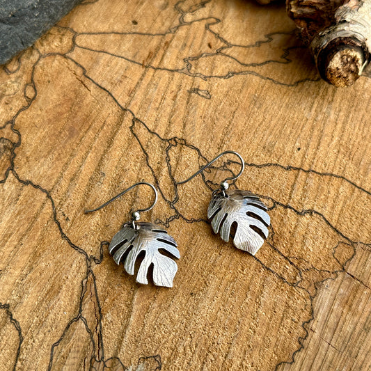 Monstera Earrings