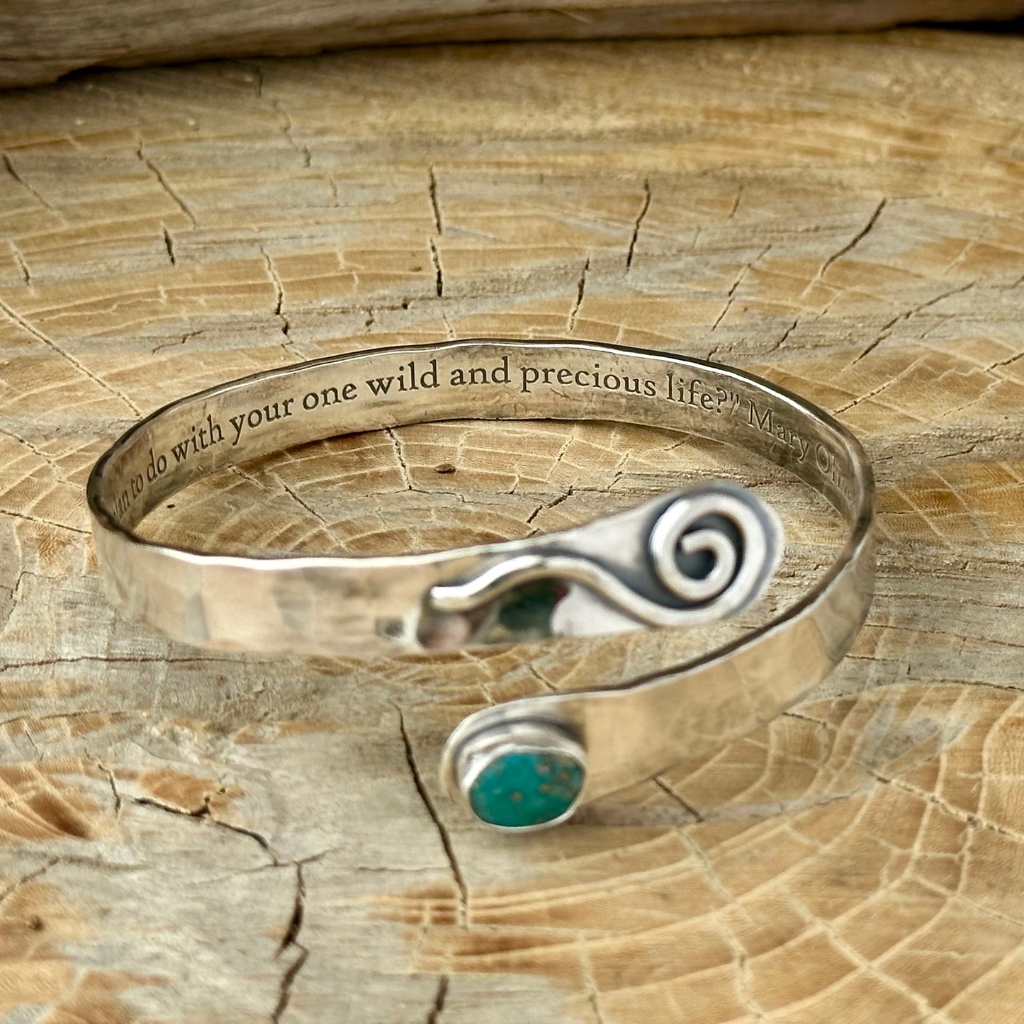 One Wild and Precious Life Wraparound Cuff Bracelet