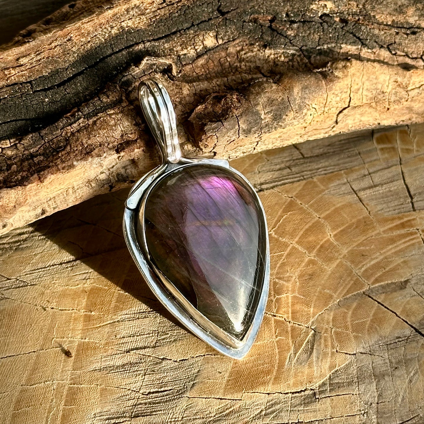 Purple Labradorite Pendant