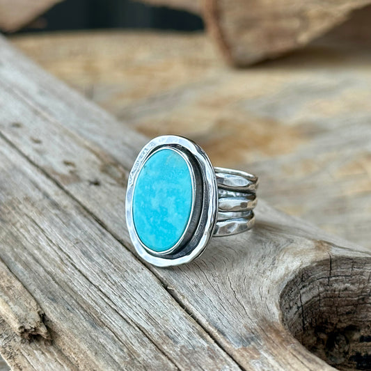 One of a Kind Kingsman Turquoise Ring