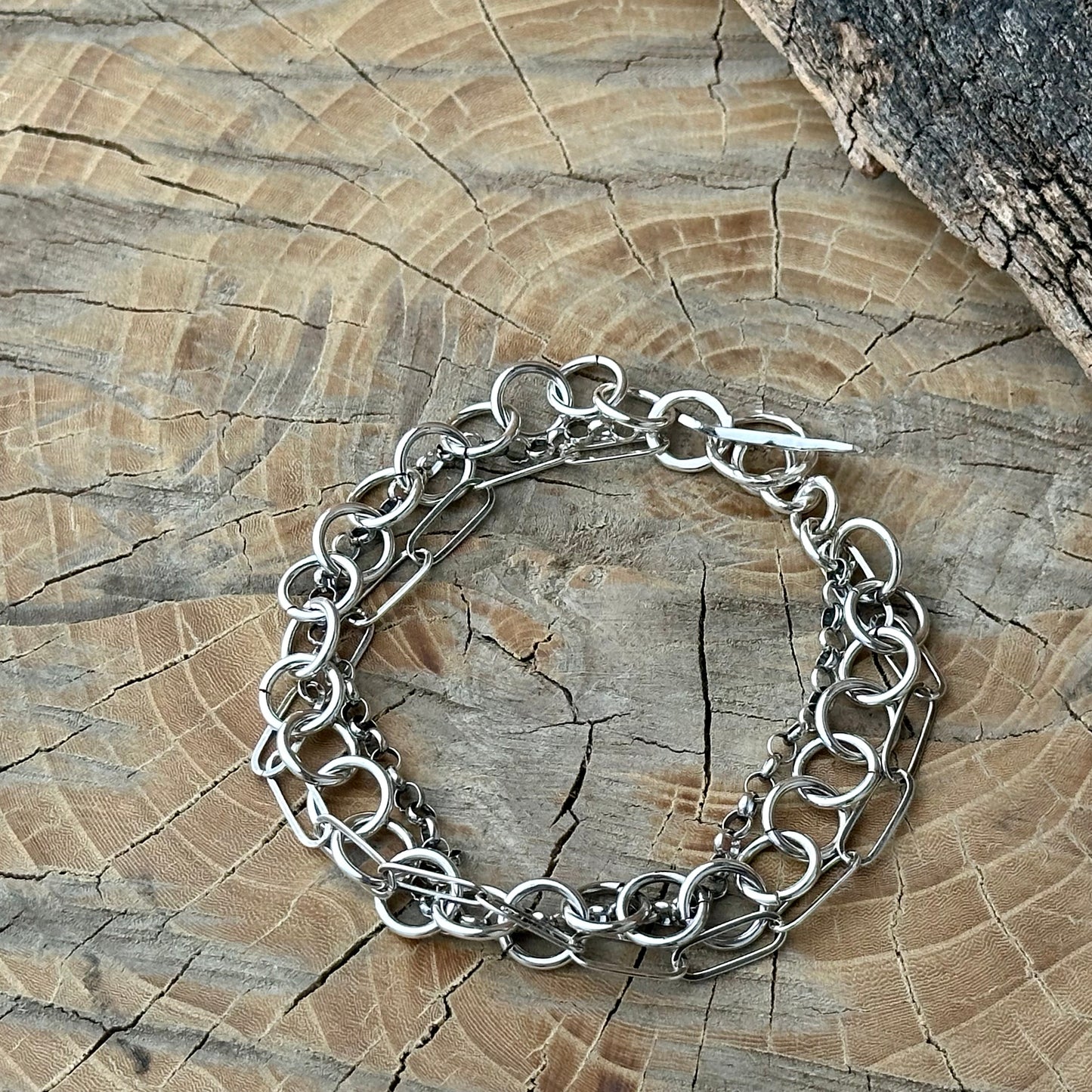 Triple Chain Bracelet