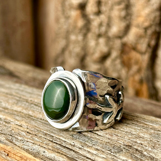 Jade and Ivy Ring