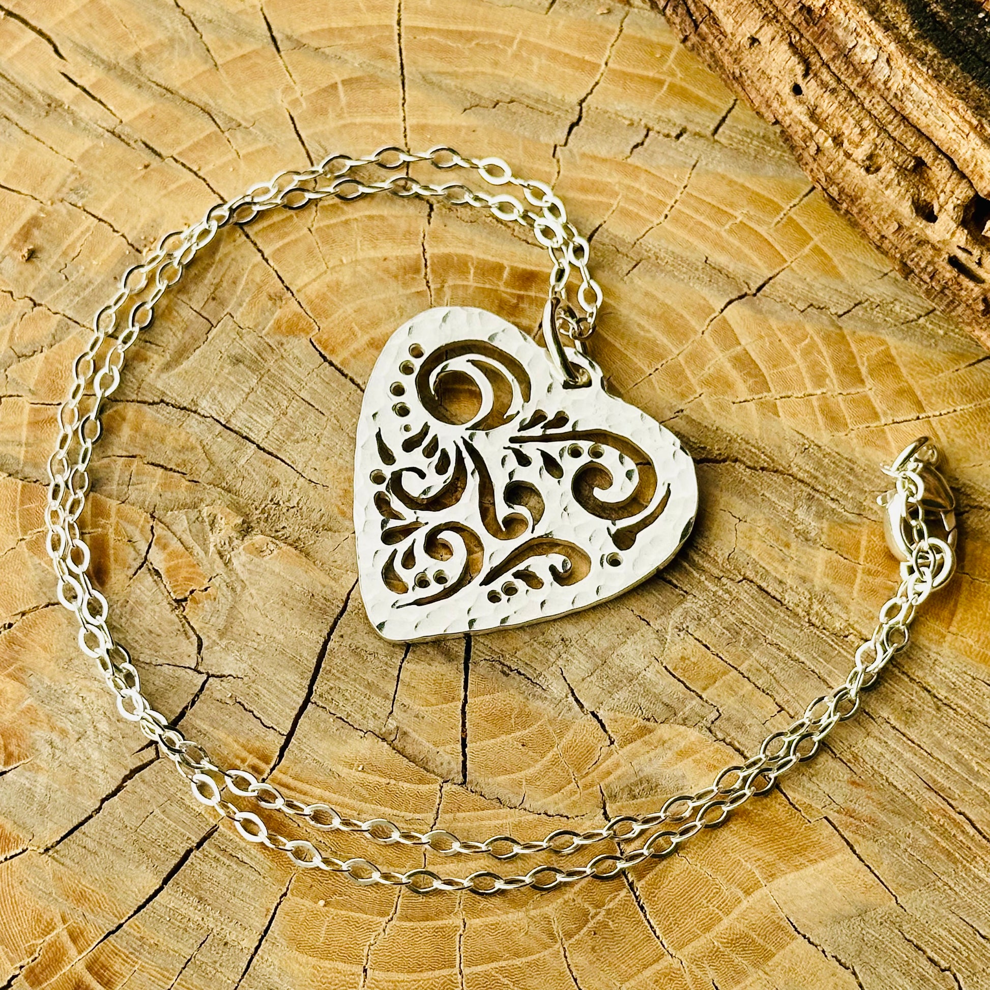 sterling silver heart