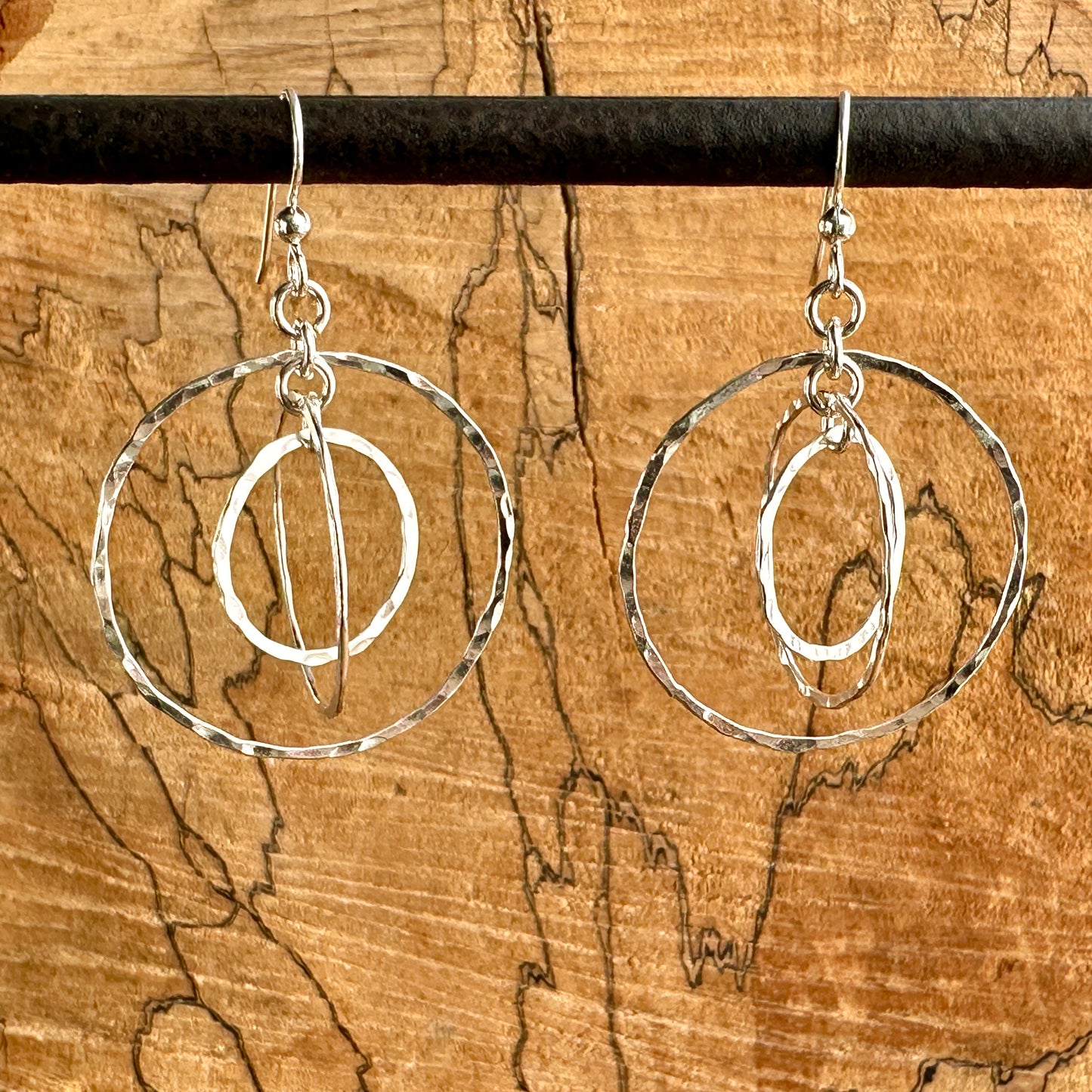 Floating Orb Earrings