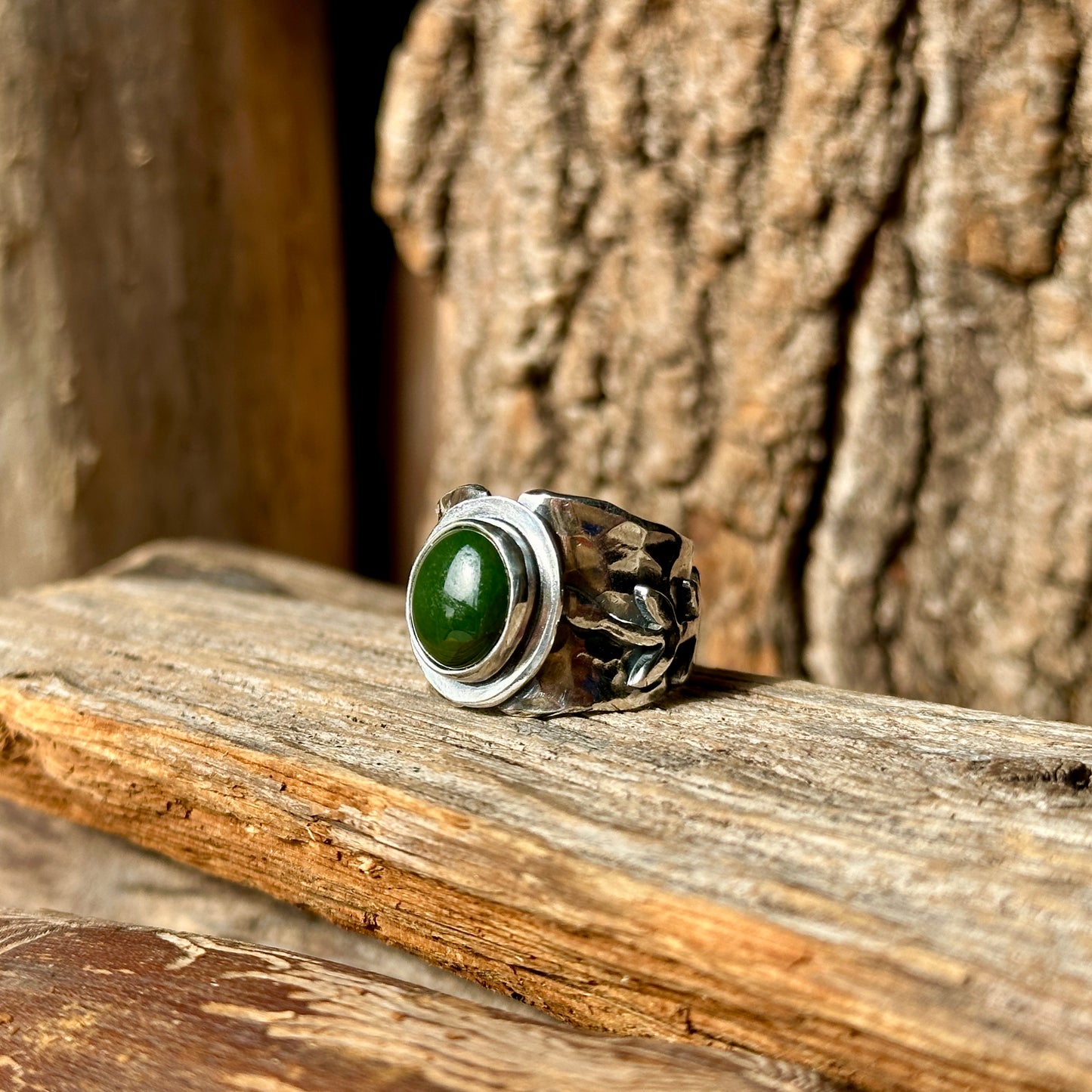 Jade and Ivy Ring