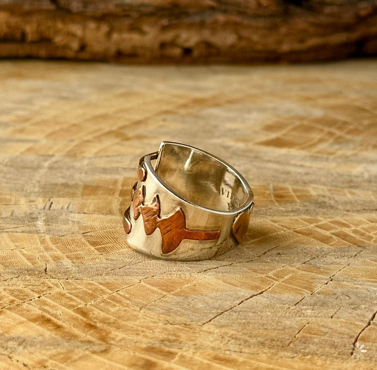 Mixed Metal Tree Ring