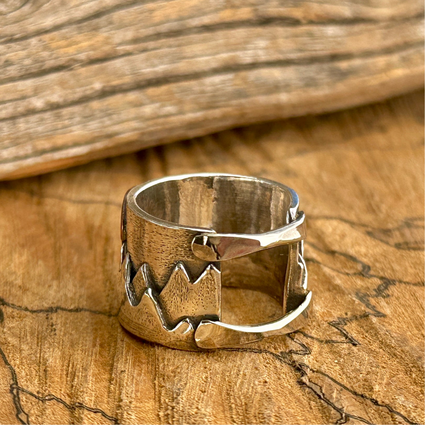 Moon Over Mountains Ring