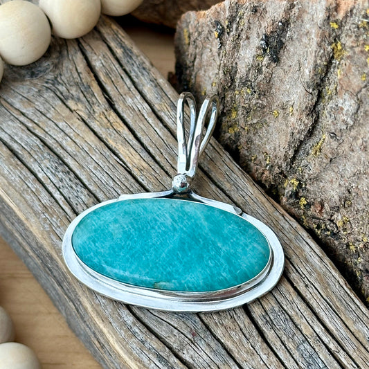💙 Amazonite “Wanderlust” Pendant (One of a Kind)