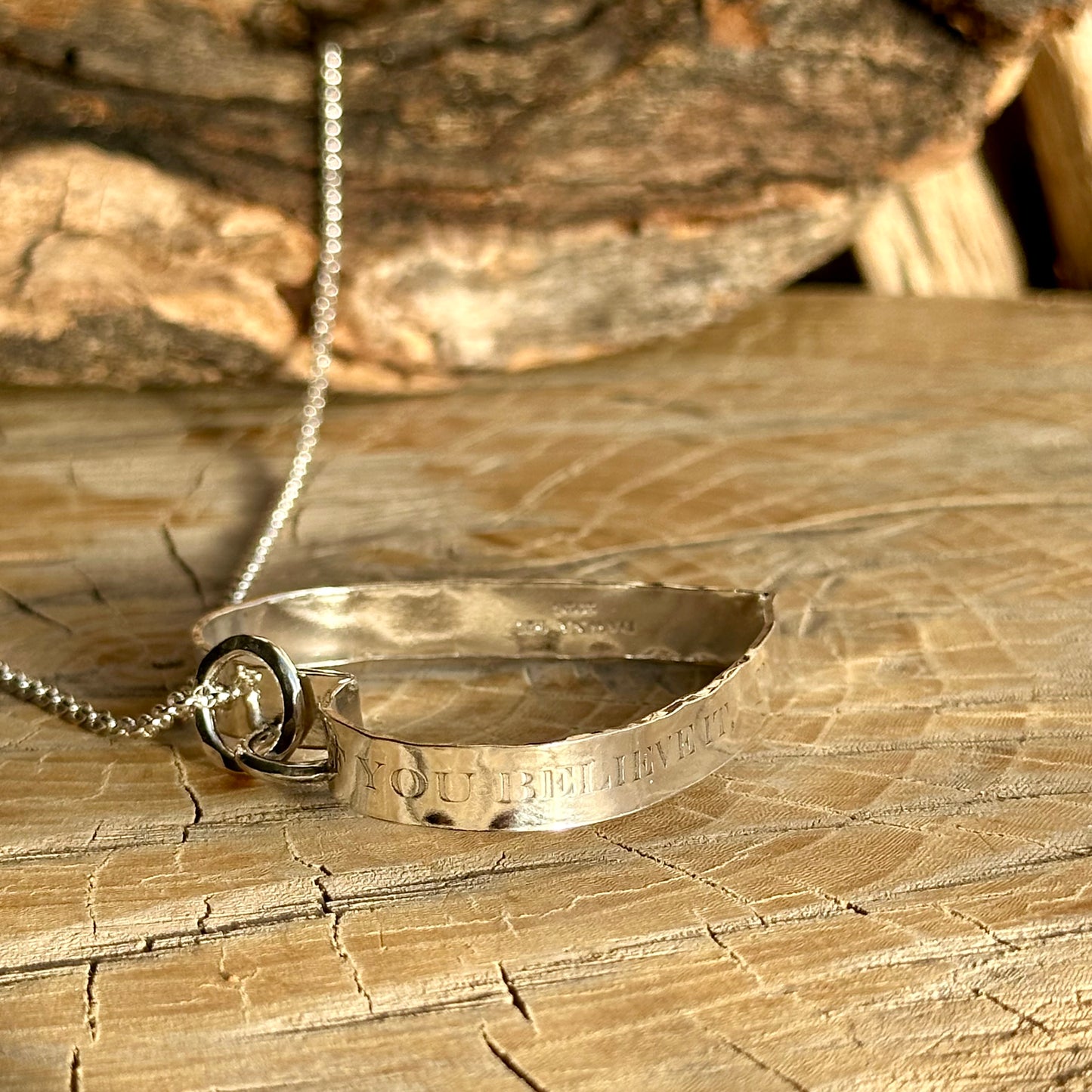 You Can Do It Heart Necklace LG
