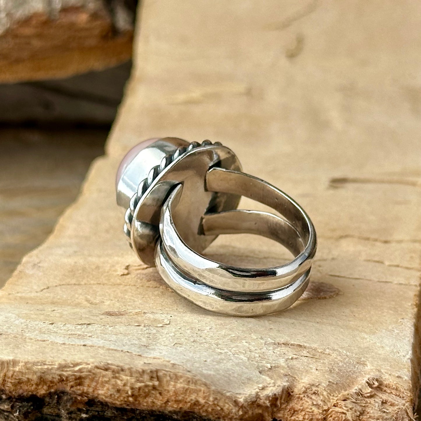 Pink Pearl Ring