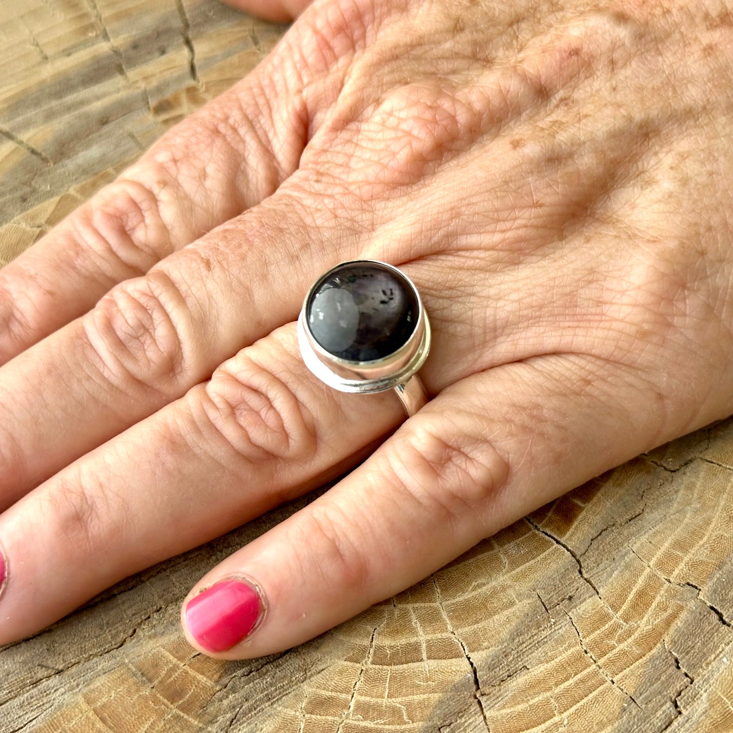 Moonlit Sapphire RIng