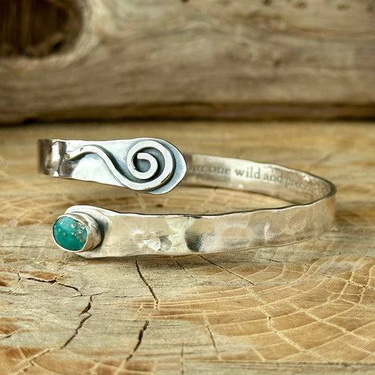 One Wild and Precious Life Wraparound Cuff Bracelet
