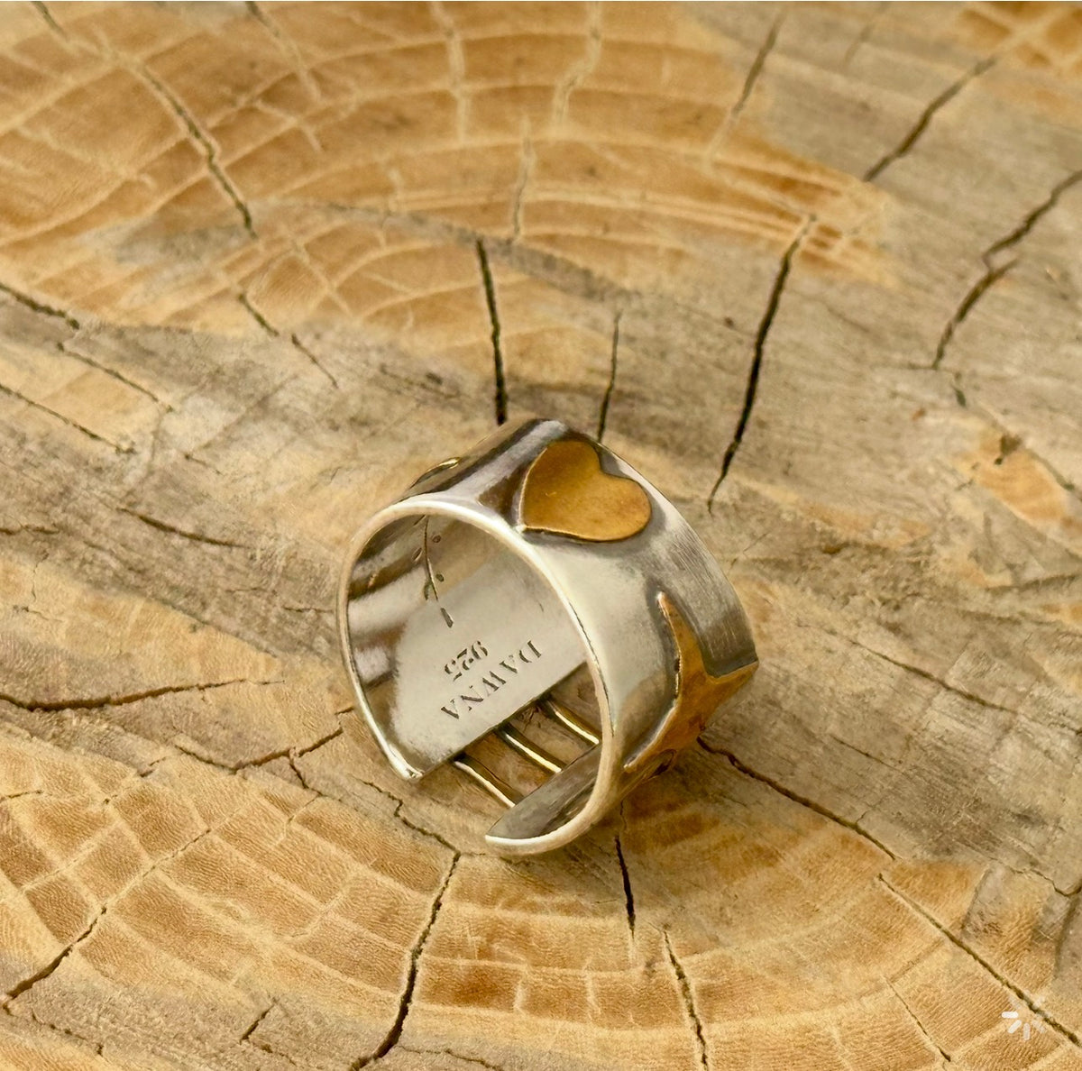 Star and Heart Ring