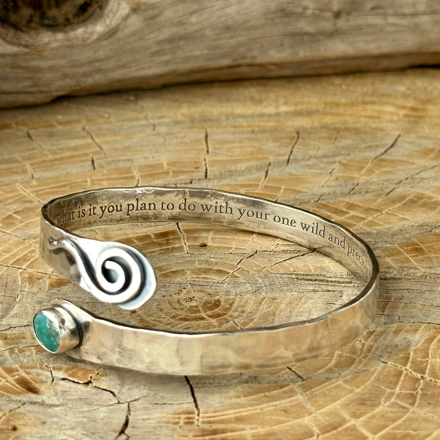 One Wild and Precious Life Wraparound Cuff Bracelet