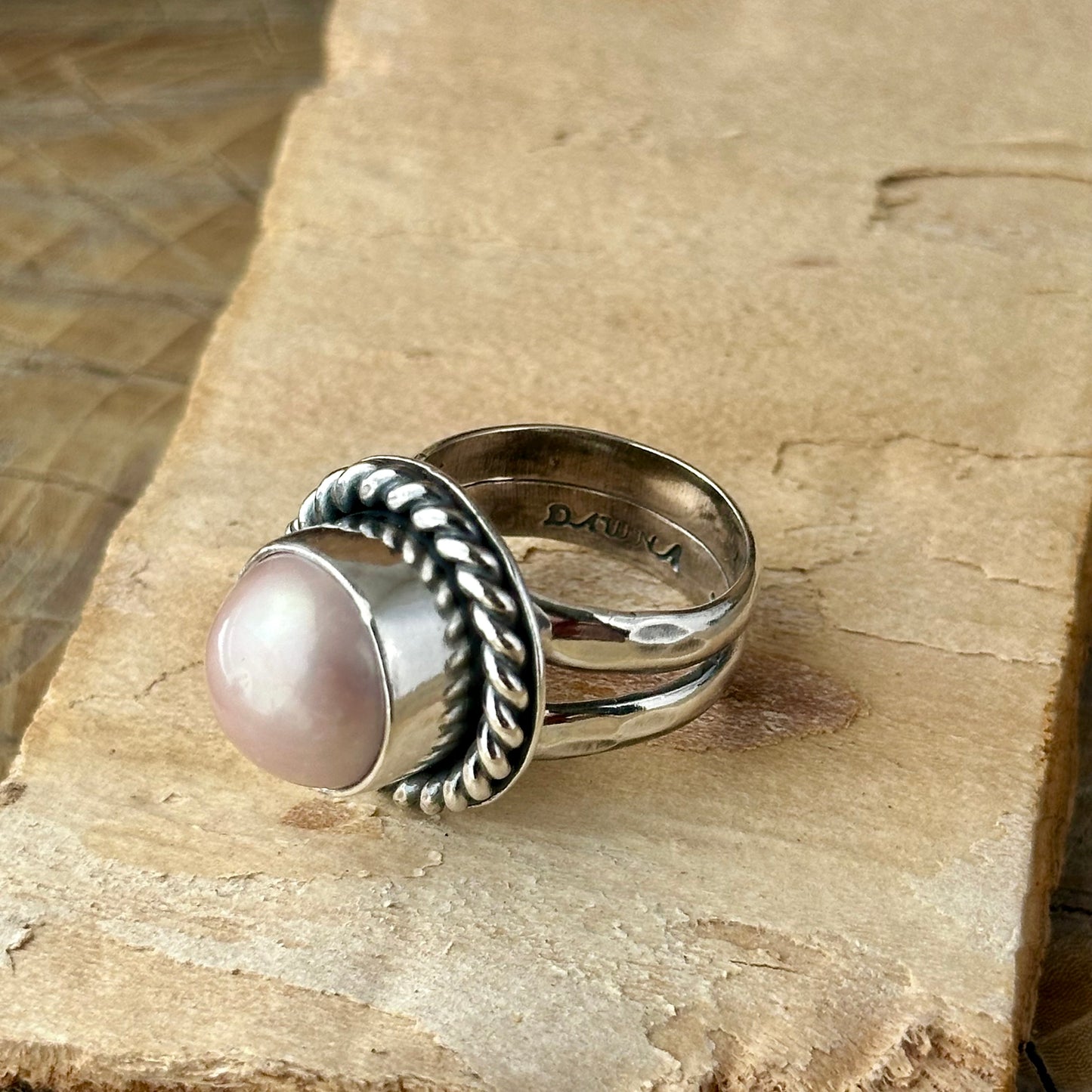 Pink Pearl Ring