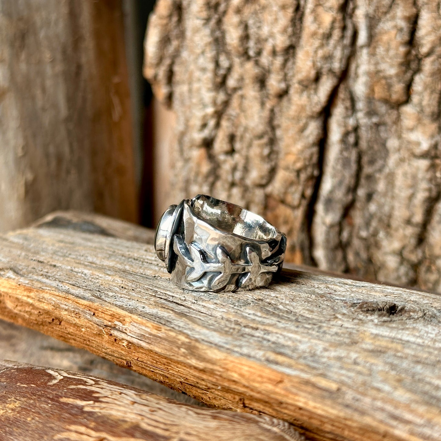 Jade and Ivy Ring